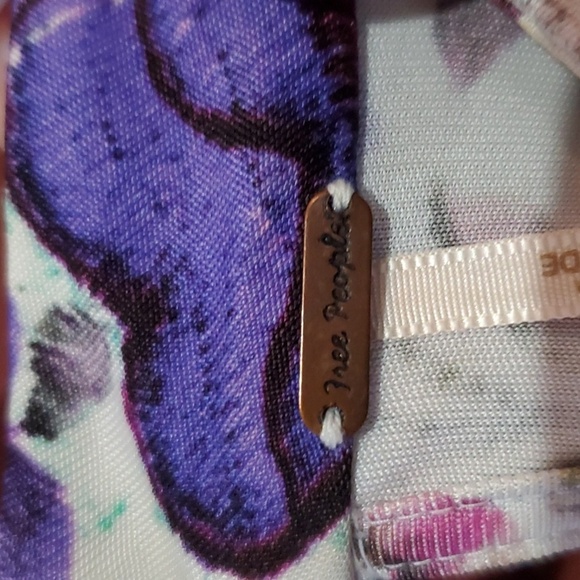 Free People Purple Floral Dress Small - Picture 2 of 10